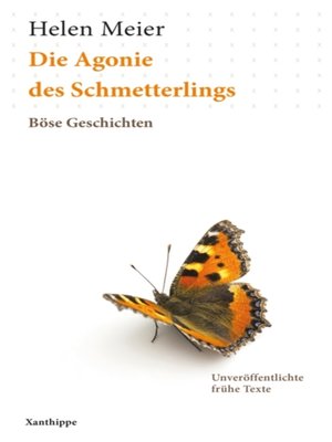 cover image of Die Agonie des Schmetterlings